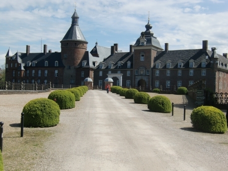 Isselburg-Anholt : Schloß, Ostfassade der Wasserburg Anholt
